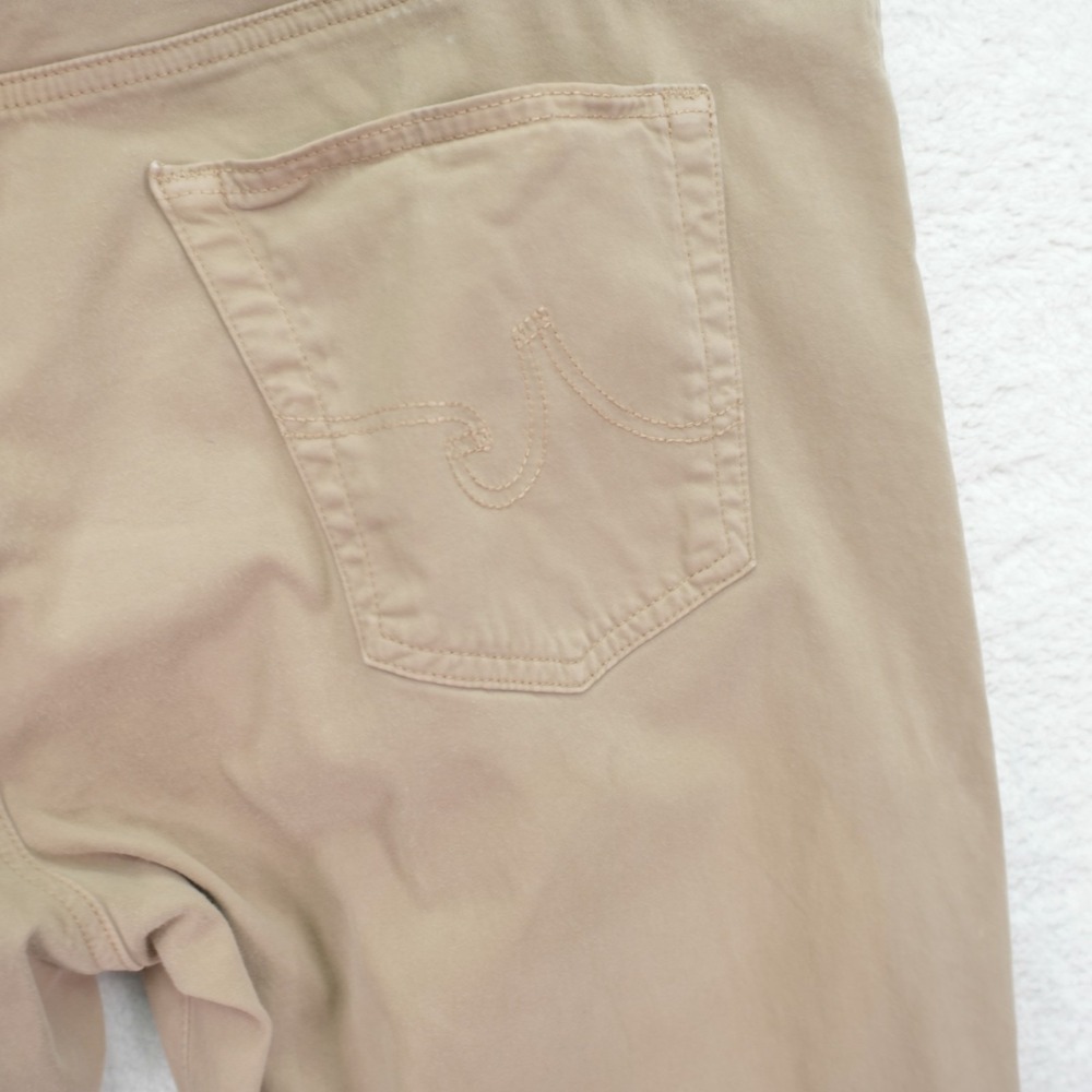 Adriano Goldschmied The Protege Straight Leg Men's Tan Lightweight Jeans 41 / 35 - Picture 6 of 13